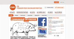 Desktop Screenshot of fga.cfdt.fr